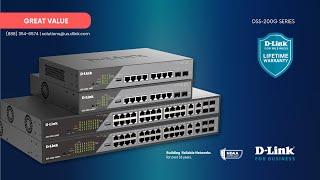 DSS-200G Series Switch Line | Unbeatable PoE for Versatility | High PoE Budget | Surveillance| PoE++