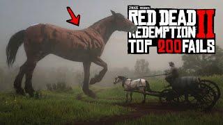 TOP 200 FUNNIEST FAILS in Red Dead Redemption 2