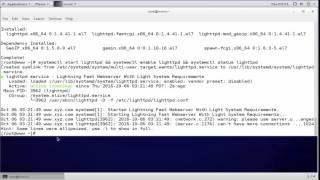 Lighttpd Web Server on centos 7