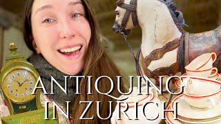 ANTIQUE shopping in ZURICH : Porcelain, silver & MORE! 