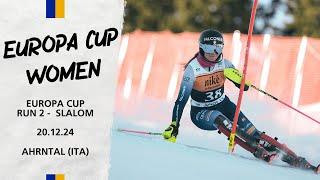 LIVE: Europa Cup Women Slalom Run 2 - 20.12.24 | FIS Alpine