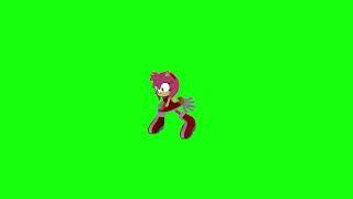 Amy Rose Sonic Dancing Green Screen