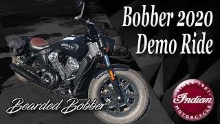 Demo ride on a stage 1 2020 Indian Scout Bobber