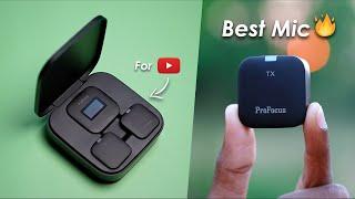 Best Wireless Mic for YouTube under 10000 | ProFocus PF55 Wireless Microphone for Camera & Phone