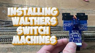 Installing Walthers switch machines