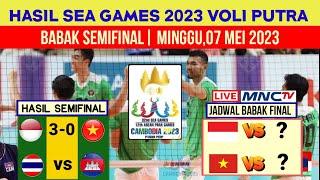 Hasil Sea Games 2023 Voli Putra Semifinal | Indonesia vs Vietnam | Jadwal final Voli Sea Games 2023