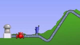 Animation: Water column separation without a valve and with A.R.I. D-060-NS Combination Air Valve