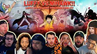 LUFFY VS MIHAWK!! LUFFY HAS THE MOST FORMIDABLE ABILITY - Reaction Mashup One Piece