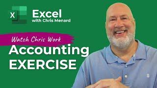 Excel Accounts Payable / Accounts Receivable Exercise - Watch Chris Work