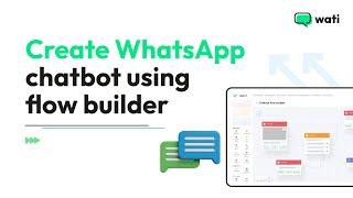 Build a WhatsApp Chatbot using Drag and Drop Chatbot Builder | No Coding Required