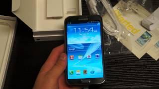 Samsung Galaxy Note II Unboxing and First Impressions