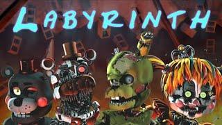 FNaF-SFM | Labyrinth By CG5 (REMASTERED) (полный перевод на русском)