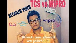 TCS vs WIPRO || Which one is better for fresher || Salary, Work Life Balance || Detailed Video