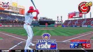 MLB The Show 24 Cincinnati Reds vs Philadelphia Phillies - Franchise Mode #8 - Gameplay PS5 HD 60fps