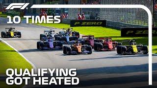 10 Times F1 Qualifying Got Heated