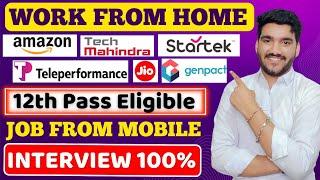 Job From Mobile | Work From Home Jobs 2024 | Online Jobs | 12th Pass Job | Remote Job | Latest Jobs