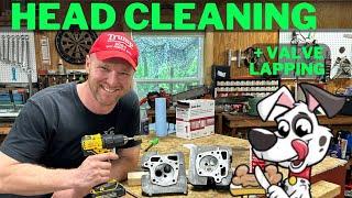 Cylinder Head Cleaning & Valve Lapping