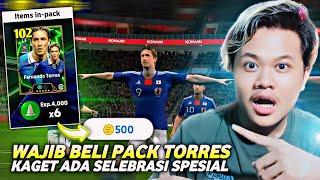 GAK RUGI AMBIL PACK TORRES 500 KOIN!! CETAK 4 GOAL DOUBLE BOOSTER RACIKAN TERBAIK EFOOTBALL 2025