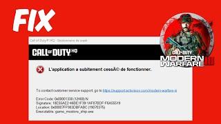 How to Fix COD Modern Warfare 3 Error 0x00001338 (12488)N  | Fix MW3 Multiplayer (Error 0*00001338)