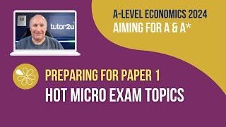  Hot Topics for Economics Paper 1 Micro 2024 | Aiming for A-A* Economics