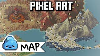 { Dev Life } Making a pixel art world map is hard!