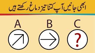 IQ Test - Test your IQ Level and intelligence in Urdu Hindi