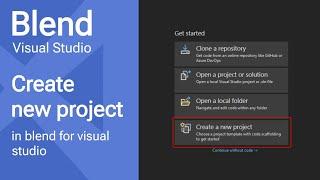 WPF Tutorial : Create a new project in Visual Studio Blend 2022