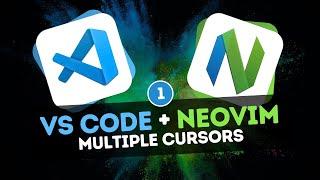 VS Code + Neovim | Multiple Cursors #1 - Installing vscode-multi-cursor plugin