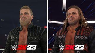 WWE 2K23 vs WWE 2K22 Graphics Comparison!