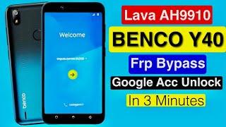 Benco Y40 Lava AH9910 Frp Bypass | Remove Google Account Verification #BENCO_Y40