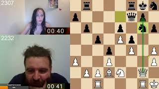 МОЛИЛ LICHESS! // НИКОЛАЙ ДУБОВИК vs ELIZAVETA HALUF // ПАРТИЯ №4