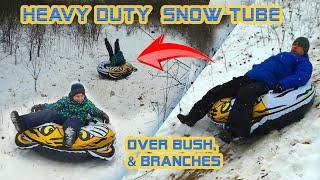 Best Snow Tube for Your Money | EGOJIN Heavy Duty Snow Sled for Kids and Adults | Snow Tubing Fails