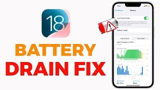 iOS 18 - How to Fix iPhone Battery Draining Fast / Battery Drain Problem | Apple info