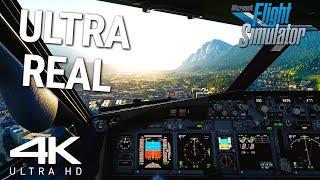 INSANE GRAPHICS!! | MSFS Realistic 2 Hour Full Flight To Innsbruck Airport | PMDG Boeing 737-800