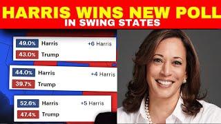 Kamala Harris SWEEPS KEY SWING STATES In LATEST Polling Averages