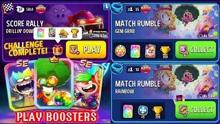 Drillin'down Rainbow Score Rally Solo Challenge 3000 Score/ Play 2 Match Rumble Match Masters