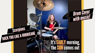 Scorpions - Rock You Like a Hurricane (Drummer Cam / Drum Cover) Played Live by Teen Drummer