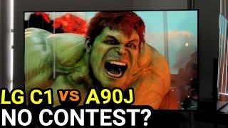 LG C1 vs Sony A90J ABSOLUTELY is A Contest!