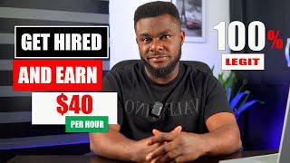 Get Hired on this Platform and Earn $40 Per Hour.  Work from Home Job 100% Working