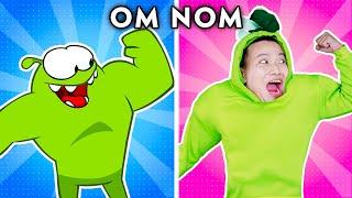 Super Om Nom - Parody of Om Nom's Story (Cut the Rope) | Woa Parody