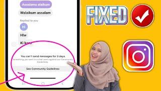 How to Fix Instagram You can't send messages for 3 days Problem (2024)