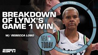 BREAKING DOWN Game 1 of the WNBA Finals between the Lynx & Liberty | NBA Today