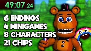 FNAF World 100% Speedruns are quite the Adventure