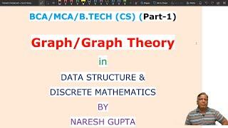 Graph in Data Structure | Graphs in  Descrete Mathematics | Introduction to Graphs in DS