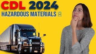 CDL Hazardous Materials Test 2024 (60 Questions with Explained Answers)