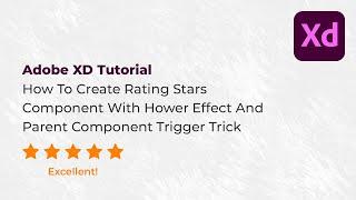 How To Create Reusable Rating Stars Component | Adobe XD Tutorial