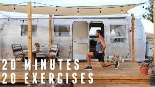 Full Body Fat Burning Workout | 20 Minutes 20 Exercises | The Body Coach