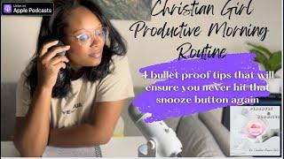 Christian Girl 5am Productive Morning Routine | Plans and Promises Podcast | episode 2