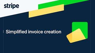 Simplified invoice creation