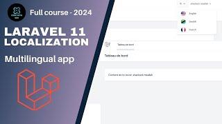 Laravel 11 Localization | build a multi-language application | multi locale application